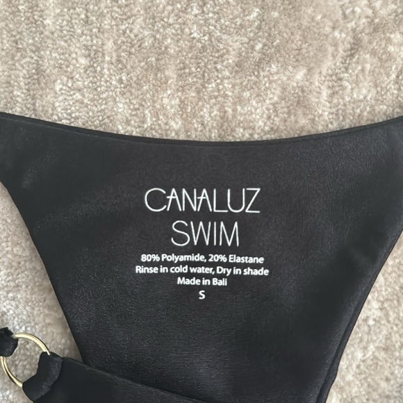 CANALUZ SWIM Corales Cana Bottom in Black - Picture 4 of 5